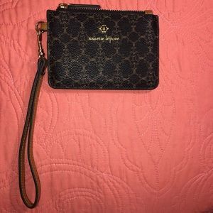 Nanette Lepore Top Zip Card Case Wristlet Wallet